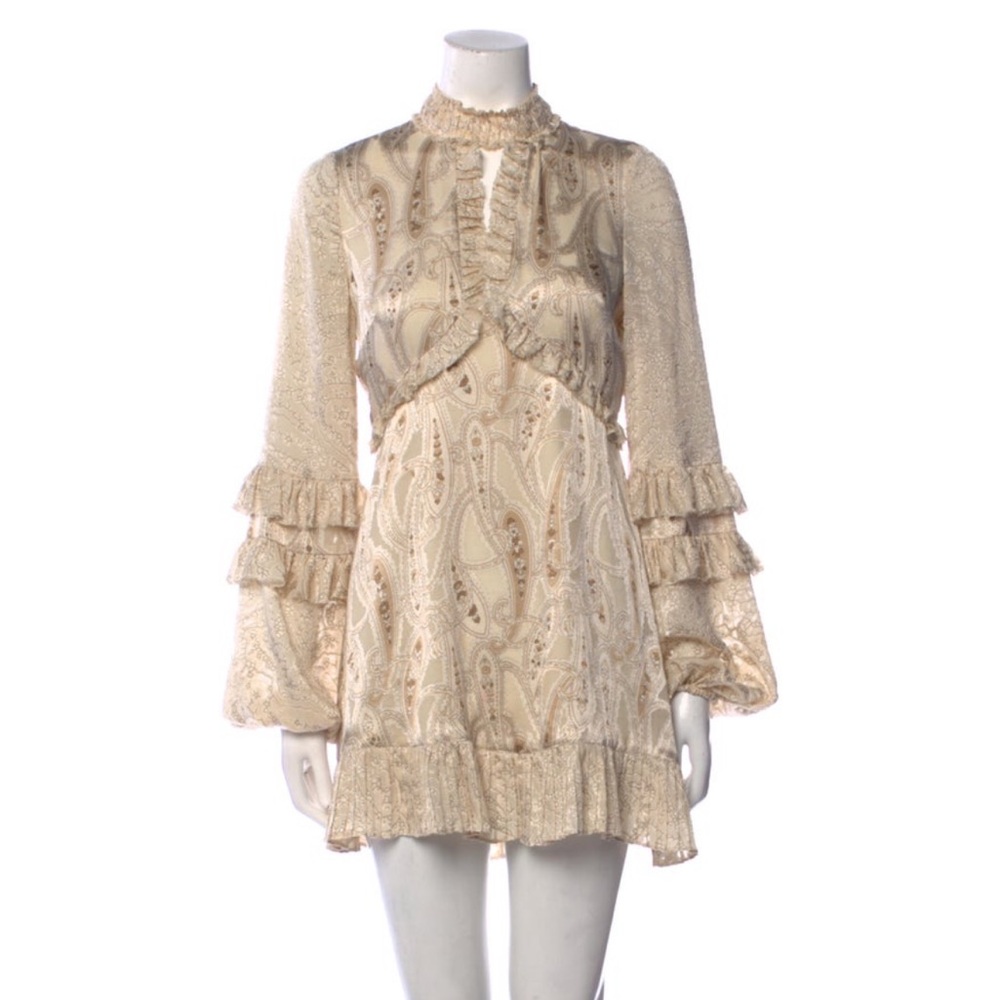 Alexis Paisley Print Mini Dress